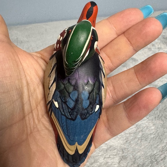 Pair of Vintage Avon 1984 Wood Duck Figure Collector Duck Series – Hand Painted - Picture 9 of 15